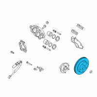 OEM Dodge Ram 3500 Brake Rotor Diagram - 55366036AB