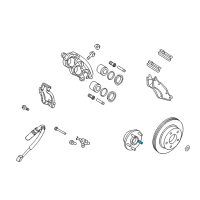 OEM 2011 Ram 1500 Stud Hub .562-18x2.340 Diagram - 6036659AA