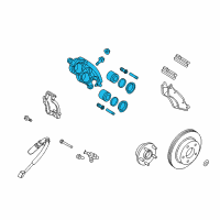 OEM 2004 Dodge Ram 1500 CALIPER-Disc Brake Diagram - 5139910AB