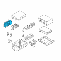 OEM Infiniti Q70 Housing-FUSIBLE Link Holder Diagram - 24381-1MG0A