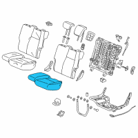 OEM 2021 Honda HR-V Pad, L. RR. Diagram - 82537-T7A-901