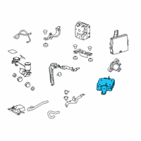 OEM Lexus RX450hL Supply Assy, Brake Control Power Diagram - 896C0-48030