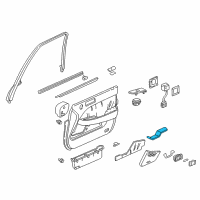 OEM 1996 Acura RL Pad, Passenger Side Armrest (Mild Beige) (Leather) Diagram - 83523-SZ3-J10ZC