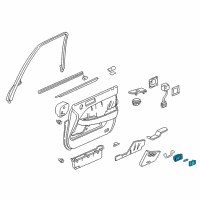 OEM 2003 Acura RL Light Assembly, Courtesy (Dark Lapis) (Daiichi) Diagram - 34255-SM4-961YF