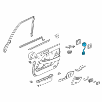 OEM Acura Legend Switch Assembly, Power Seat Memory Diagram - 35961-SP0-A11