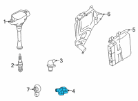 OEM Nissan Altima Crankshaft Position Sensor Diagram - 23731-6CA0B