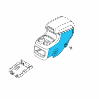 OEM 2018 Dodge Durango Console-Floor Diagram - 5SG38DX9AA