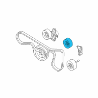 OEM Nissan Quest Pulley Assy-Idler Diagram - 11925-JA100