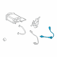 OEM 2014 Toyota Yaris Rear Oxygen Sensor Diagram - 89465-52480