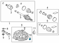 OEM Toyota RAV4 Oil Seal Diagram - 90311-42057