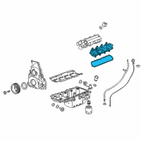 OEM 2022 Chevrolet Camaro Valve Cover Diagram - 12659679