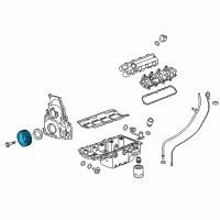 OEM 2017 Cadillac CTS BALANCER ASM-CR/SHF Diagram - 12687725