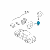 OEM 2015 Nissan NV3500 Sensor-Side AIRBAG, RH Diagram - 98830-1PA8A