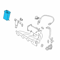 OEM 1999 Chevrolet Tracker Vapor Canister Diagram - 30020697