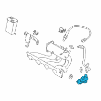 OEM 2000 Chevrolet Tracker EGR Valve Diagram - 91177631