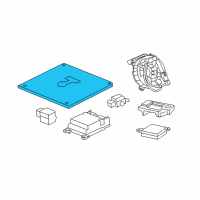 OEM 2015 Chevrolet Caprice Occupant Sensor Diagram - 92281535