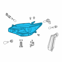 OEM 2015 Scion tC Composite Headlamp Diagram - 81170-21180