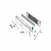 OEM Jeep Gladiator Tailgate Latch Diagram - 55275952AD