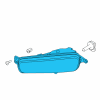 OEM Ford Fog Lamp Diagram - F1EZ-15201-A
