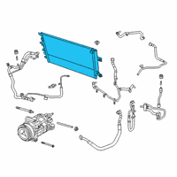 OEM Jeep Cooler-CONDENSER And Low TEMPERATU Diagram - 68399029AA