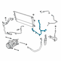 OEM 2021 Jeep Cherokee Heater Return Diagram - 68403556AB