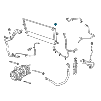 OEM 2021 Jeep Cherokee A/C Filter DRIER Diagram - 68406045AA