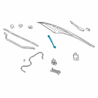 OEM 2003 Jeep Grand Cherokee Hood Prop Diagram - 55136764AA