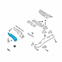 OEM 2019 Ford F-150 Heat Shield Diagram - JL3Z-9N454-A