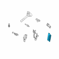 OEM Acura TL ELECTRONIC CONTRO Diagram - 37820-RK2-307