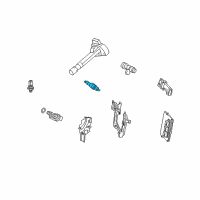 OEM 2009 Acura TSX Spark Plug (Ilzkr7B-11S) (Ngk) Diagram - 12290-R40-A01