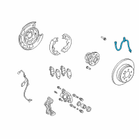 OEM 2011 Toyota Venza Brake Hose Diagram - 90947-A2037