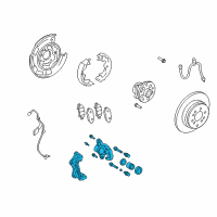 OEM Toyota Venza Caliper Diagram - 47830-0T010