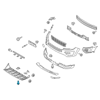 OEM Ford Mount Bracket Bolt Diagram - -W500634-S442