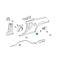 OEM 2000 Toyota MR2 Spyder Pocket Diagram - 77290-17020