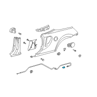 OEM 2003 Toyota MR2 Spyder Latch Diagram - 77378-60020