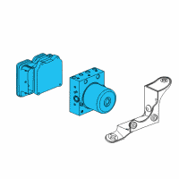 OEM 2016 Chevrolet Spark ABS Control Unit Diagram - 95390840