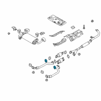 OEM 2014 Hyundai Genesis Coupe Hanger Diagram - 28760-2M010