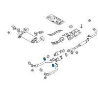 OEM Hyundai Hanger Diagram - 28760-2M010