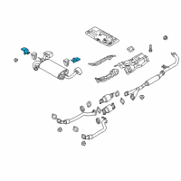 OEM 2011 Hyundai Genesis Coupe Support Assembly-Hanger Diagram - 28785-2M000