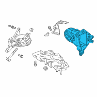 OEM 2015 Jeep Wrangler Support-Engine Mount Diagram - 5147191AC