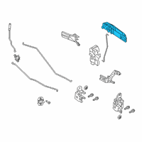 OEM 2019 Ram 3500 Exterior Door Diagram - 1GH19NRVAF