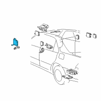 OEM 2001 Lexus LS430 Multiplex Tilt & Telescopic Computer Diagram - 89227-50100