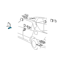 OEM Lexus LS430 Network Gateway Computer Diagram - 89100-50130