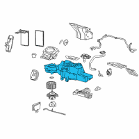 OEM 2008 Ford F-150 Evaporator Assembly Diagram - 6L3Z-19B555-GA