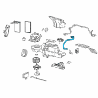 OEM Mercury In-Car Temperature Sensor Diagram - E8OY-19C734-A