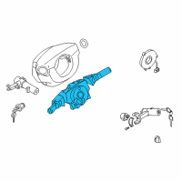 OEM 2014 Nissan Xterra Switch Assy-Combination Diagram - 25560-9CH2D