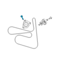 OEM Nissan Cube Bolt Diagram - 13075-JD21A