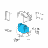 OEM 1999 Toyota Corolla Core Diagram - 88501-02021