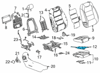 OEM Chevrolet Trailblazer Seat Cushion Heater Diagram - 84763298