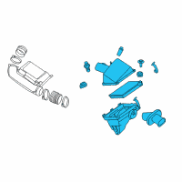 OEM 2018 Nissan NV3500 Air Cleaner Diagram - 16500-ZE01A